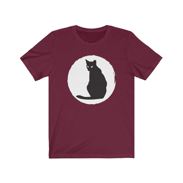 cat shirt with big cat puma leopard silhouette