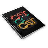 Cat Cat Cat Funny Cute Spiral Notebook - Ruled Line