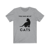 Cat t-shirt with kitty silhouette