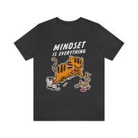 Cute t-shirt of cat pretending to be tiger with black paint