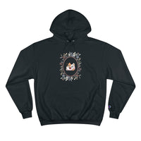 cat themed champion hoodie cute 