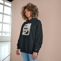 Pet Your Cat Funny Cute Unisex Champion Hoodie