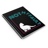 Cute notebook with cat artwork