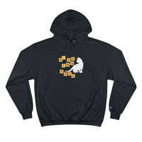 Cat sweatshirt with letter tiles