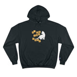 Cat sweatshirt with letter tiles