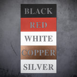 Wall Art different metal colors 