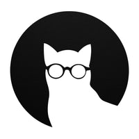 Metal Wall Art | Cat Wearing Glasses