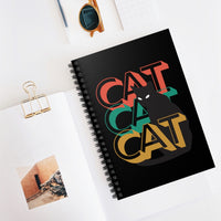 Cat Cat Cat Funny Cute Spiral Notebook - Ruled Line
