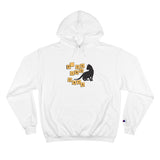Funny cat sweatshirt hoodie with scrabble letter tiles