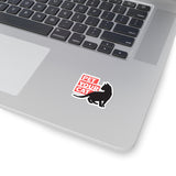 Pet Your Cat Funny Cute  Kiss-Cut Cat Stickers