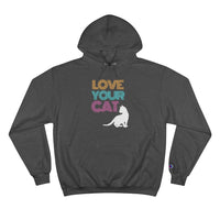 Love Your Cat Funny Cute Unisex Champion Hoodie