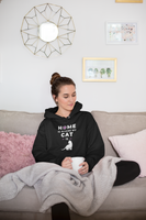 Adorable cat design hoodie perfect for cat lovers