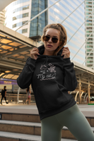 Simple and cute cat hoodie design
