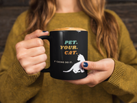 Cute and funny gift for cat and coffee lovers alike