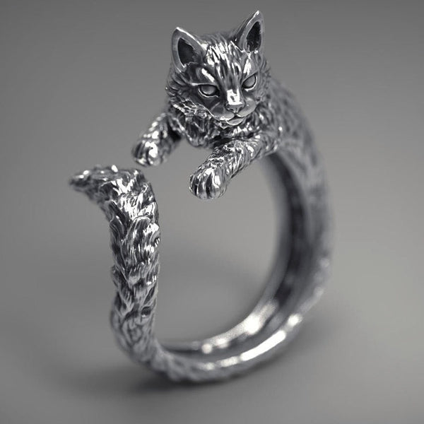 Cat ring cat jewelry accessory