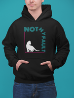 Not My Fault Funny Cute Unisex Champion Hoodie