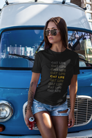 Cat t-shirt summer beach cat life vibes